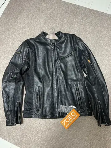 [ 미사용 새상품 ] HYOD D3O 펀칭 가죽 자켓