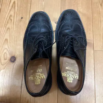 새상품급 SANDERS OSLO DIPLOMAT 카프레더 드레스 슈즈