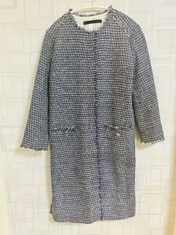 마르티니크 네이비 계열 노카라 자켓