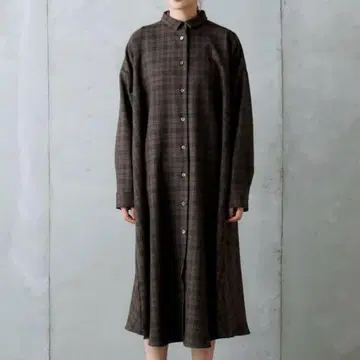 pual ce cin [ Du noir ] 체크 원피스