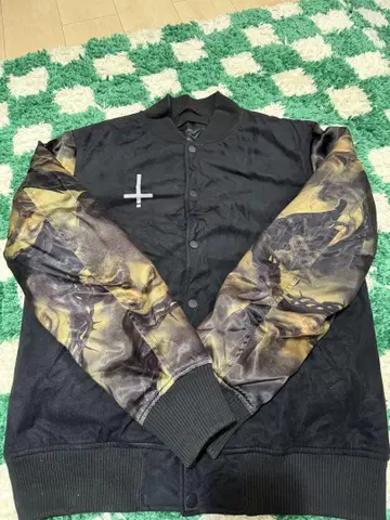 BLACKSCALE 아트 프린트 블루종 블랙