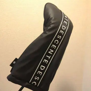 DESCENTE 드라이버용 골프헤드커버 블랙