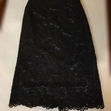 폴 스튜어트 블랙 레이스 타이트 스커트