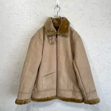 구제 의류 00'sVintageB-3형 무스탕 자켓 보아 블루종 퍼 자켓