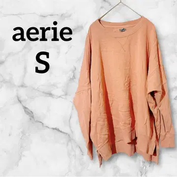 새상품급 aerie 오버 사이즈 핑크 맨투맨 S/P