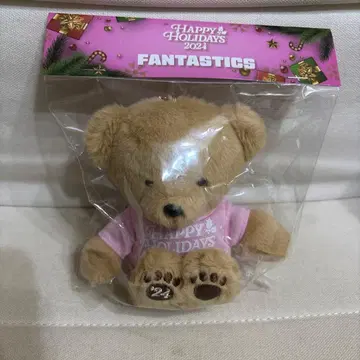 FANTASTICS 2024 Happy Holidays 봉제 인형 곰
