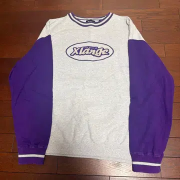 XLARGE 그레이/퍼플 트레이닝복 L