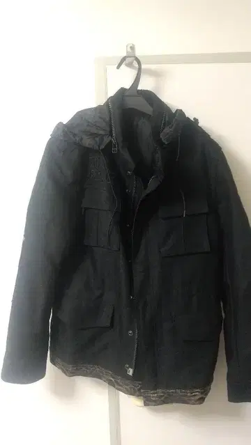 레어 사이즈 48 로엔 신살레이트 밀리터리 레오파드 자켓