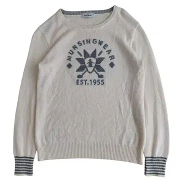 Munsingwear 아이보리 니트 스웨터 L 일본제
