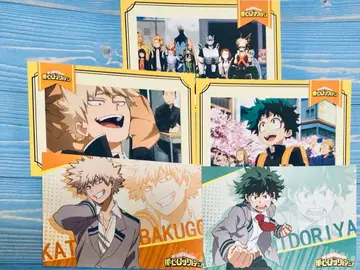 히로아카 중국 한정 나의 히어로 아카데미아 바쿠고 미도리야 소꿉친구 엽서