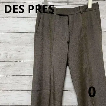 DES PRES 데프레 울 혼방 슬랙스 센터라인 S