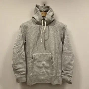 Champion Reverse Weave 후드티 S 그레이