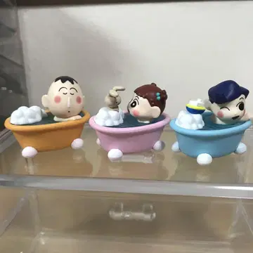 목욕 친구 따뜻한 목욕 시간 짱구는 못말려 BABY 짱구즈 3개 세트