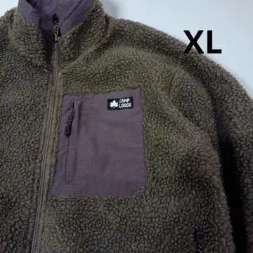 [ 새상품급 ] LOGOS XL 보아 플리스 자켓 인기 색상 카키