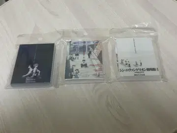 에반게리온 영화 포스터 아크릴 블록 3개 세트