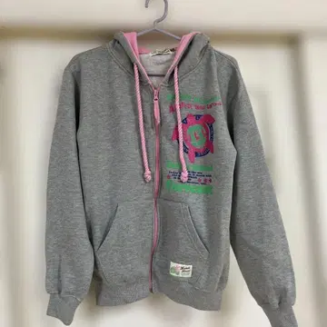 하와이 그레이/핑크 M 후드티