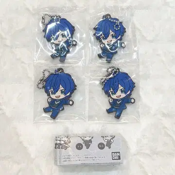 카라피치 나오키리 러버 키링 4개