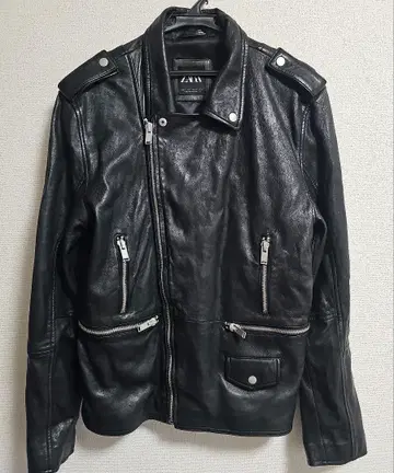 ZARA 블랙 라이더 자켓 L