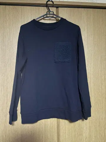 Discoat 네이비 포켓 부착 트레이닝복
