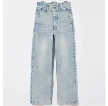 Eaphi / WAVE DESIGN HIGH WAIST DENIM