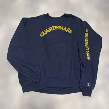 [한정 가격 인하] 챔피온 금 로고 맨투맨 네이비