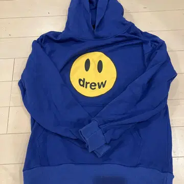 drew house 스마일리 페이스 후드티 S