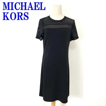 마이클코어스 반팔 원피스 블랙 폴리에스테르 S C3374