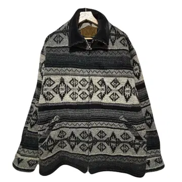 USA 울 리치 치마요 자켓 오르테가 네이티브 무늬 러그