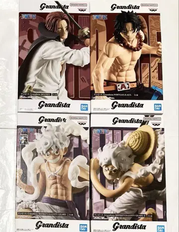 원피스 Grandista 피규어 샹크스 에이스 루피 GEAR 5