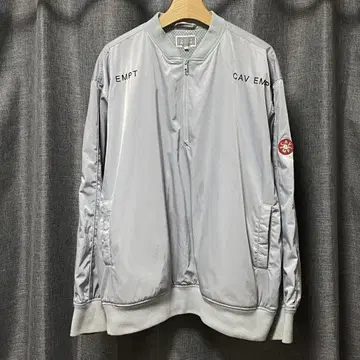 CAV EMPT 실버 나일론 자켓 L
