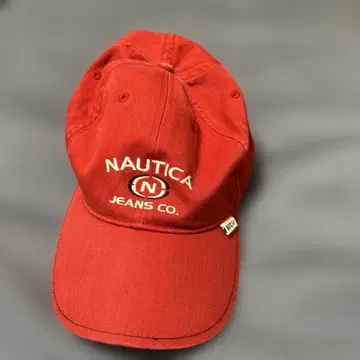 NAUTICA 빨간색 야구 모자 M 사이즈