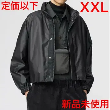 코팅 숏 블루종 유니클로U 블랙 블랙 XXL 2XL