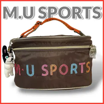MU SPORTS 엠유스포츠 파우치 핸드백 메이크업 파우치 골프