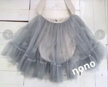 NONO 플라워 파니에 토트백 튤 실버1