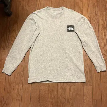THE NORTH FACE 그레이 롱 슬리브 T셔츠