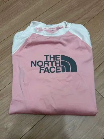 THE NORTH FACE 핑크 긴팔 M/90 래쉬가드