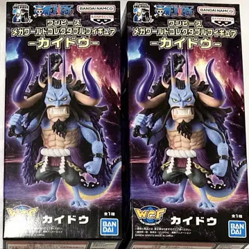 2개 세트 원피스 카이도 메가 월드 컬렉터블 피규어