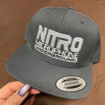 NITRO MICROPHONE UNDERGROUND 스냅백 캡