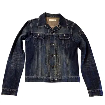 갸루 남자 시크 스타일 VANQUISH 데님 자켓 G 네이비 S