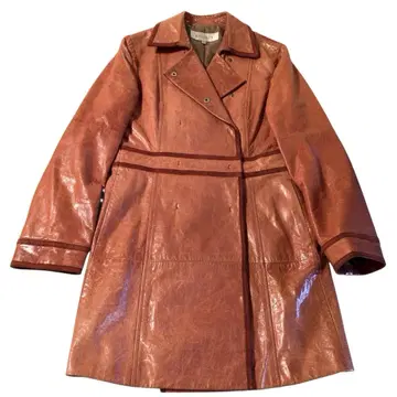 투모로우랜드 보르지 천연 가죽 양가죽 더블 디자인 코트 38