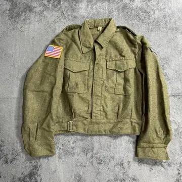 60s 그리스군 울 아이크 자켓 빈티지 유로 밀리터리