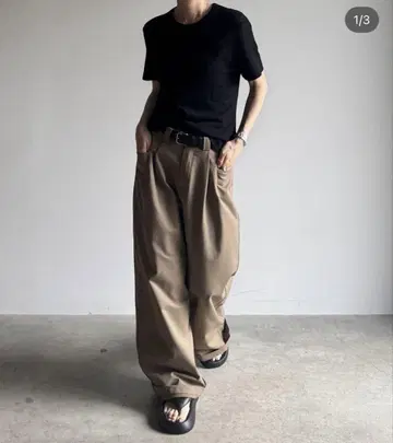 FASHIRU wide chino slacks