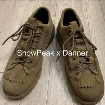 SnowPeak x Danner 브라운 신발 26cm