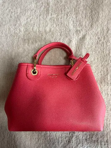 엠포리오 아르마니 빨간색 숄더 & 핸드백