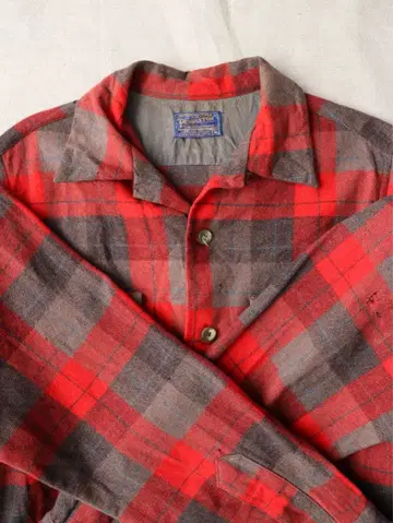 50's Pendleton 플란넬 셔츠 빈티지
