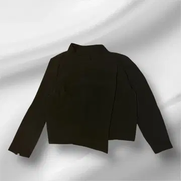 GAP 블랙 비대칭 상의 블라우스 한국 스타일 y2k 지퍼 소매