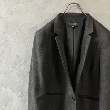 빈티지 테일러드 자켓 다크 컬러 그레이 포멀 LO23