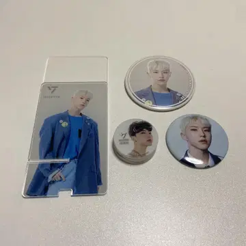 SEVENTEEN 호시 캔뱃지 Dream 제일복권 아크릴 스마트폰 스탠드