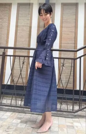 [ 긴팔 ] 펄 마죠리카 원피스 [ 모토 스즈키 씨 ]