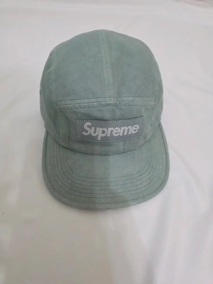 Supreme Denim Camp Cap Mint - 24SS